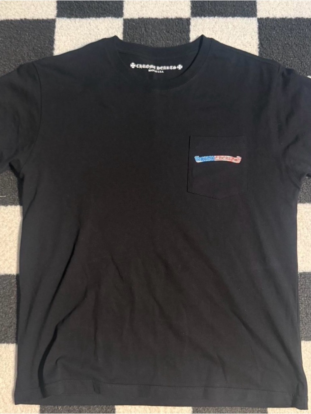 Chrome Hearts Mattyboy America Black Tee | Size Large